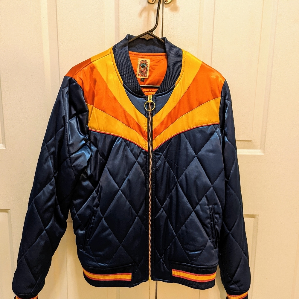 Navy Rising Sun Bomber Jacket